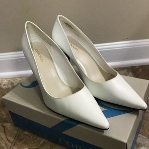 White stilettos